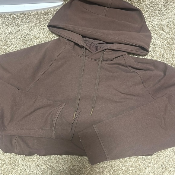 lululemon athletica Other - lululemon athletica Brown Hooded Sweatshirt